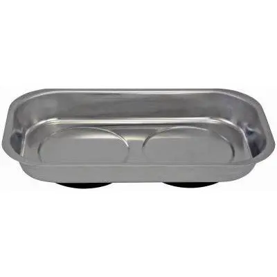 Apex Tool Group Magnetic Parts Tray – Stainless Steel, 5.5 X 9.5 Inches 1