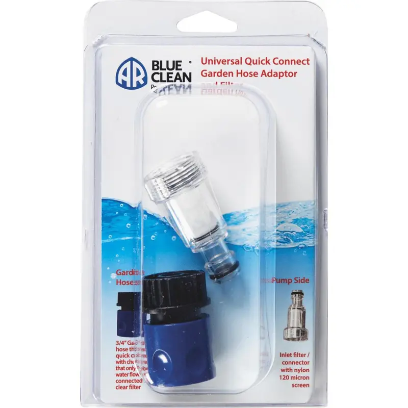 Ar Blue Clean Pressure Washer Quick-Connect Socket Kit – Includes Filter, 3/4" Fitting 1