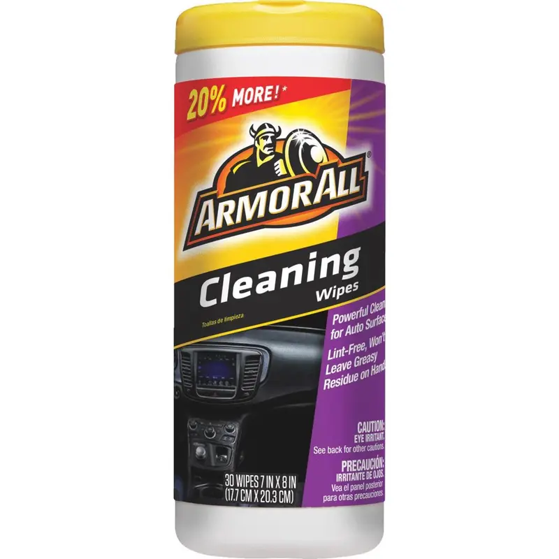 Armor All Unscented Multi-Purpose Cleaning Wipes – 7" X 8", 30 Count Gentle Surface Cleaner 1