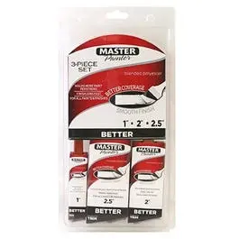 Assorted Paint Brush Set – 3-Piece Variety Pack For Diy Projects 1