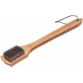 Bamboo Grill Cleaning Brush – 18-Inch Ergonomic Handle 1