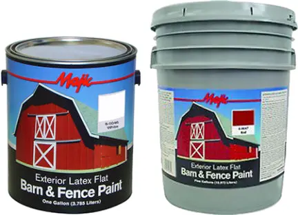 Barn Red Flat Latex Exterior Paint – Premium Barn Paint 1