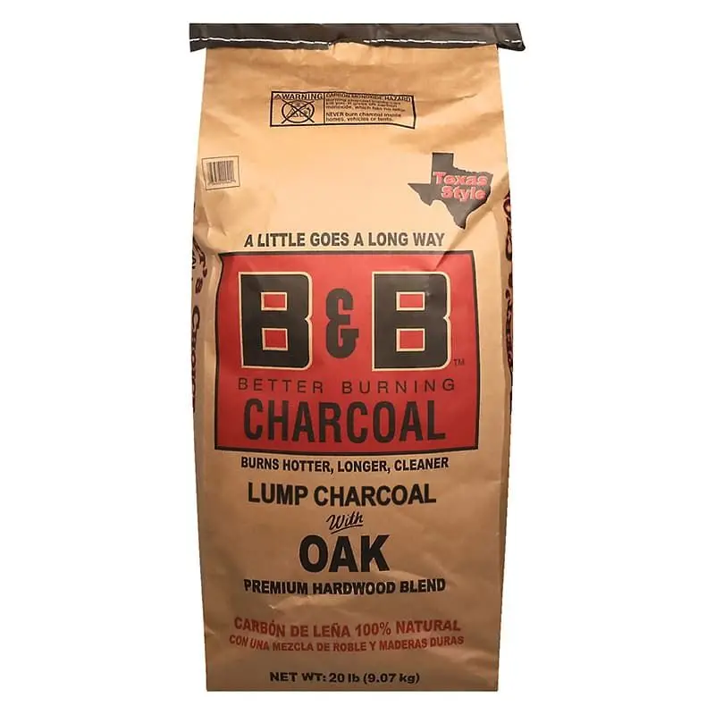 B&B Charcoal Oak Lump Briquettes – Natural Hardwood 1