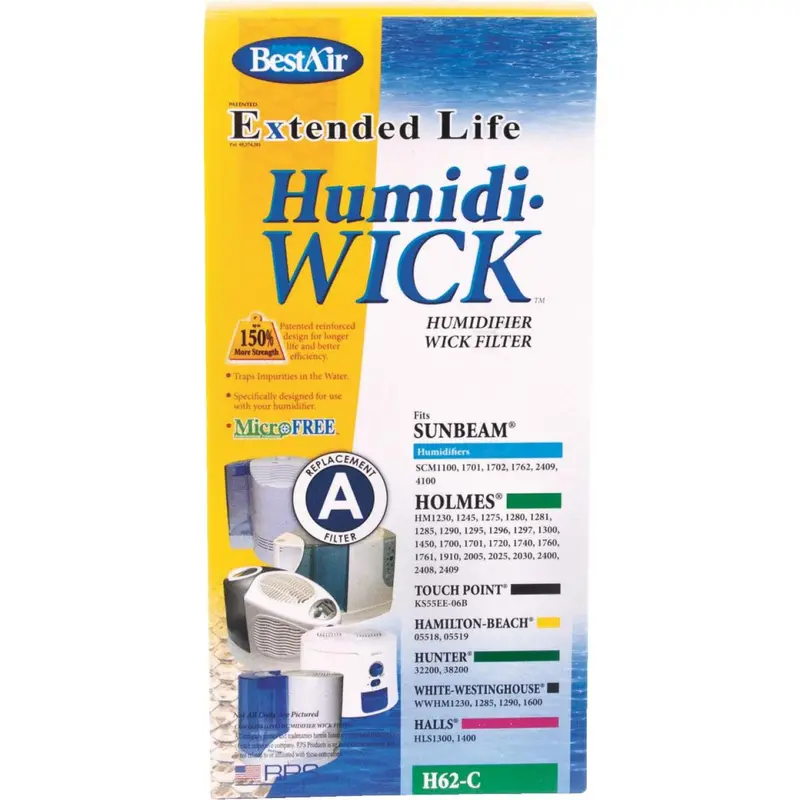 Bestair Extended-Life Humidi-Wick H62 Replacement Filter For Humidifiers 1