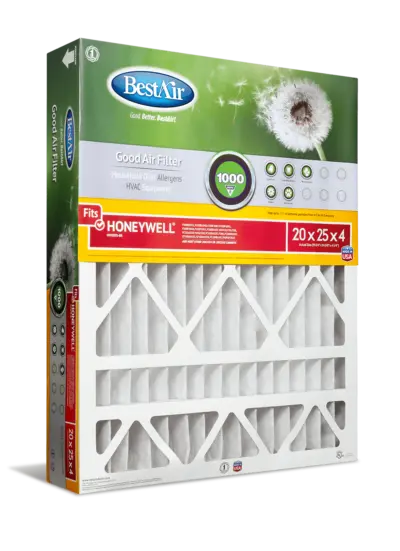 Bestair® Merv 8 Furnace Filter – 20X25X4 Inches, Allergen & Particle Capture, Compatible With Honeywell Systems 1