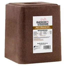 Big 6 Trace Mineral Salt Block – 50-Lb Agri-Grade Livestock Supplement 1