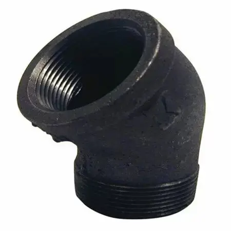 B&K Industries 3/4-Inch Malleable Iron 45° Street Elbow – 150 Psi Rating 1