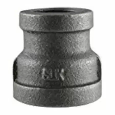 B&K Industries Black Reducing Coupling, 1-Inch X 1/2-Inch, 150 Psi Malleable Iron 1