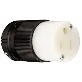 Black 15-Amp 125-Volt 3-Wire Grounding Connector 1