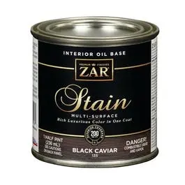 Black Caviar Interior Wood Stain – 1/2-Pint Size For Small Projects 1