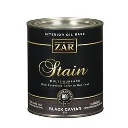Black Caviar Interior Wood Stain – 1-Quart Container 1