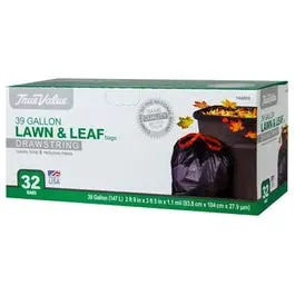 Black Lawn & Leaf Trash Bags – 39-Gallon, 32-Pack 1