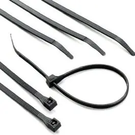 Black Nylon Cable Ties – 4-Inch Mini Size, 30-Pack Value Bundle 1