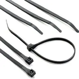 Black Nylon Cable Ties – 8-Inch, Quick-Fastening 15-Pack 1