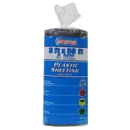 Black Polyethylene Sheeting – 4-Mil, 3 Ft X 50 Ft Heavy-Duty Vapor Barrier 1