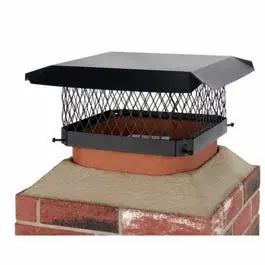 Black Steel 13" X 13" Chimney Cap For Residential Flues 1