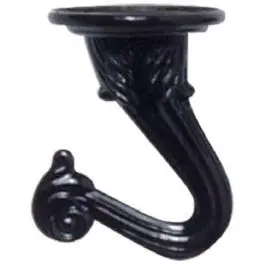 Black Swag Hook Set – Decorative 2-Piece Pack 1