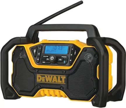 Bluetooth Js Radio – 12V/20V Max Cordless Worksite Speaker (Yellow/Black) 1