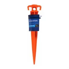 Bright Orange Plastic Garden Ground Stake – 11-Inch Tall 1