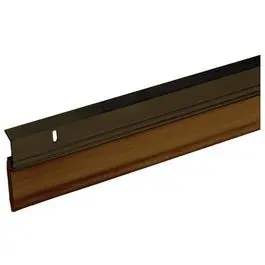 Bronze Aluminum-And-Vinyl Door Sweep – 2-3/8 In X 3 Ft 1