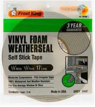 Brown Foam Weatherstrip – 3/4-Inch × 3/16-Inch × 17-Foot Roll 1