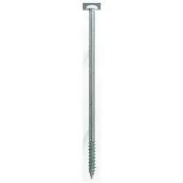 Brown-Headed Gutter Screws – 7-Inch Length, 10-Pack 1
