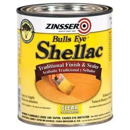 Bulls Eye Clear Shellac Sealer – 1-Quart Traditional Alcohol-Based Finish 1