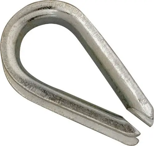 Campbell 3/8-Inch Electro-Galvanized Wire Rope Thimble 1