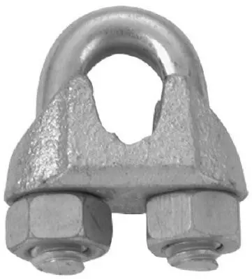 Campbell Electro-Galvanized 3/4-Inch Wire Rope Clamp For Heavy-Duty Use 1