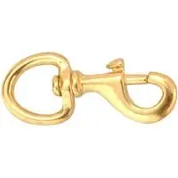 Campbell Swiveling Round Eye Bolt Snap – 5/8-Inch, Bronze Finish, Model #225B 1