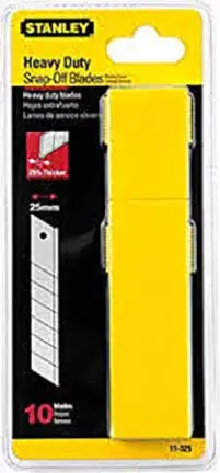 Carbon Steel Snap-Off Utility Blades – 10-Blade Pack 1