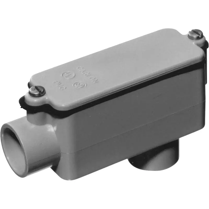 Carlon 1-Inch Pvc Lb Conduit Body – Weather-Resistant Access Fitting 1