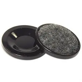 Carpet-Friendly Round Furniture Cup – Hard-Shell Design, 13/16" Inner Diameter, 4-Pack 1