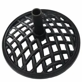 Cast Iron Nantucket-Style Umbrella Base For Stability 1