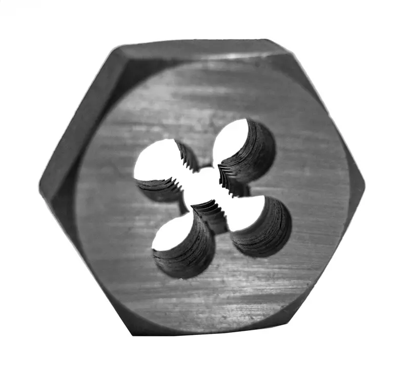 Century 1/4"-28 Nf Fractional Hex Die — 1" Across Flats 1