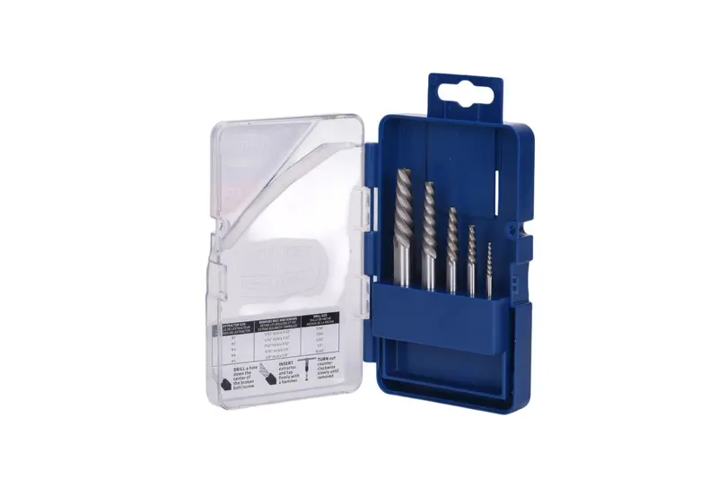 Century Drill & Tool Spiral Screw Extractor Kit – 5-Piece Set 1