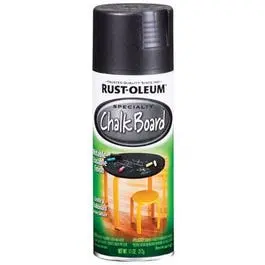Chalkboard Black Spray Paint – 11 Oz Matte Writeable Surface Coating 1