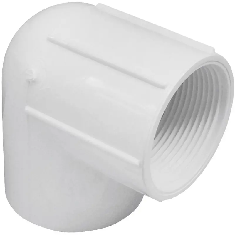 Charlotte Pipe 1-1/4-Inch Schedule 40 Pvc Solvent-Weld X Threaded Elbow 1