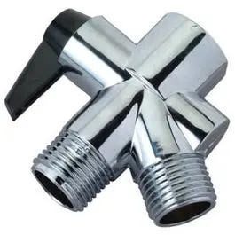 Chrome Shower Flow Diverter Valve 1
