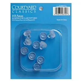 Clear Plastic Table Edge Bumper Set – 10-Piece For Glass Tops 1