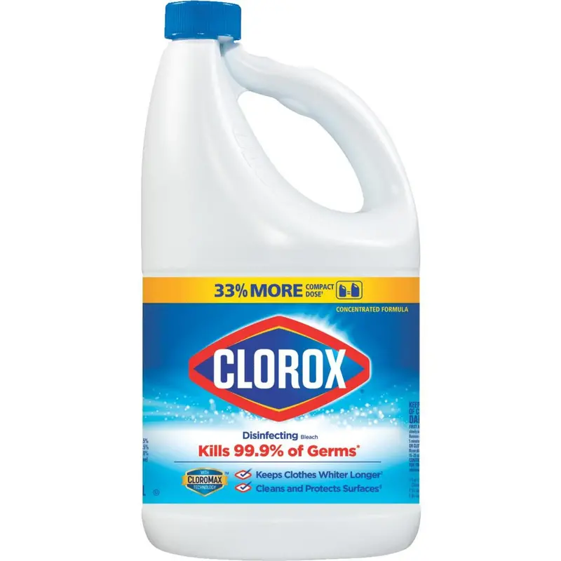Clorox Disinfecting Bleach – 81 Oz Bottle 1