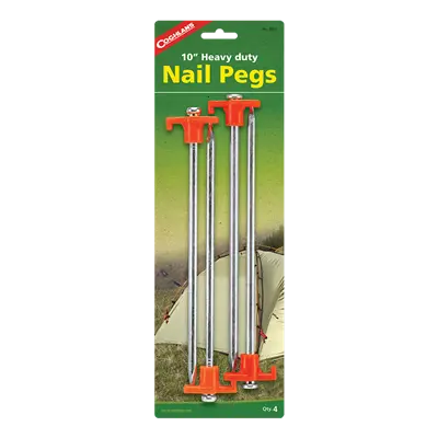 Coghlan’S 10-Inch Tent Nail Pegs – 4-Pack Assortment 1