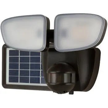 Cooper Regent Slfr1Sm2B Bronze Solar Flood Light 1