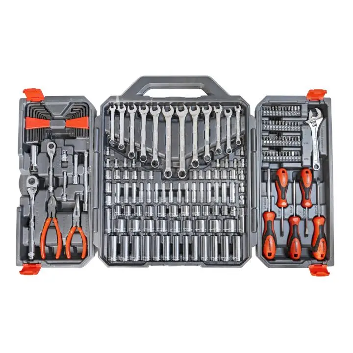 Crescent 180-Piece Professional Tool Set – 1/4-Inch And 3/8-Inch Drive, Sae/Metric 1