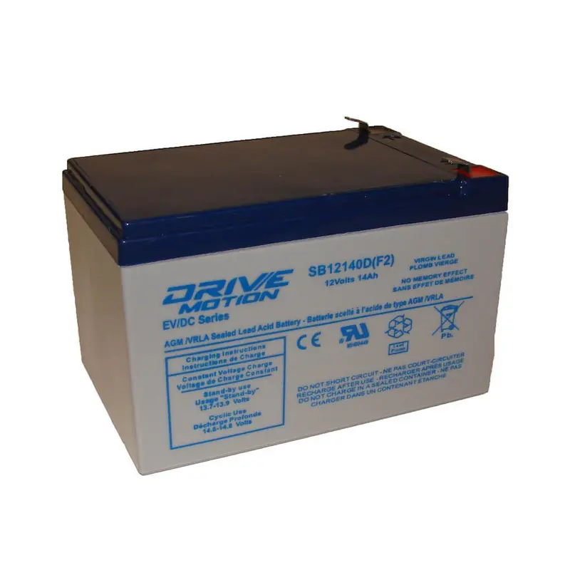 Ctm Ct14-12 Replacement Battery – 12V 14Ah Sealed Lead-Acid With F2 Terminals 1