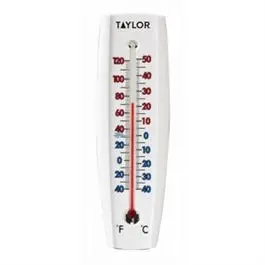 Curved Indoor/Outdoor Thermometer – 6.75" X 2.25", Weather-Resistant Display 1