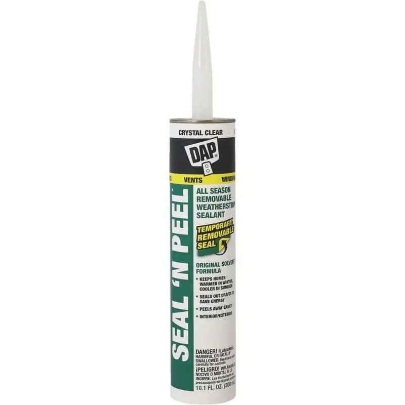 Dap Seal 'N Peel Removable Weatherstrip Sealant – 10.1 Oz 1