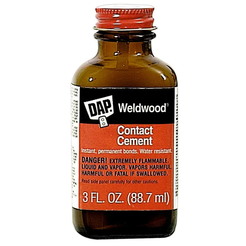 Dap Weldwood Liquid Contact Cement – 3 Oz, Fast-Bonding For Leather, Vinyl & Rubber 1