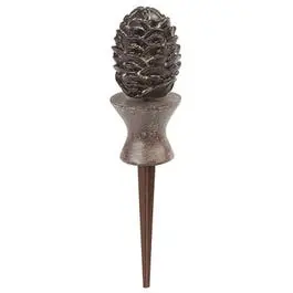 Decorative Pine Cone Hose Guide For Organized Outdoor Storage 1