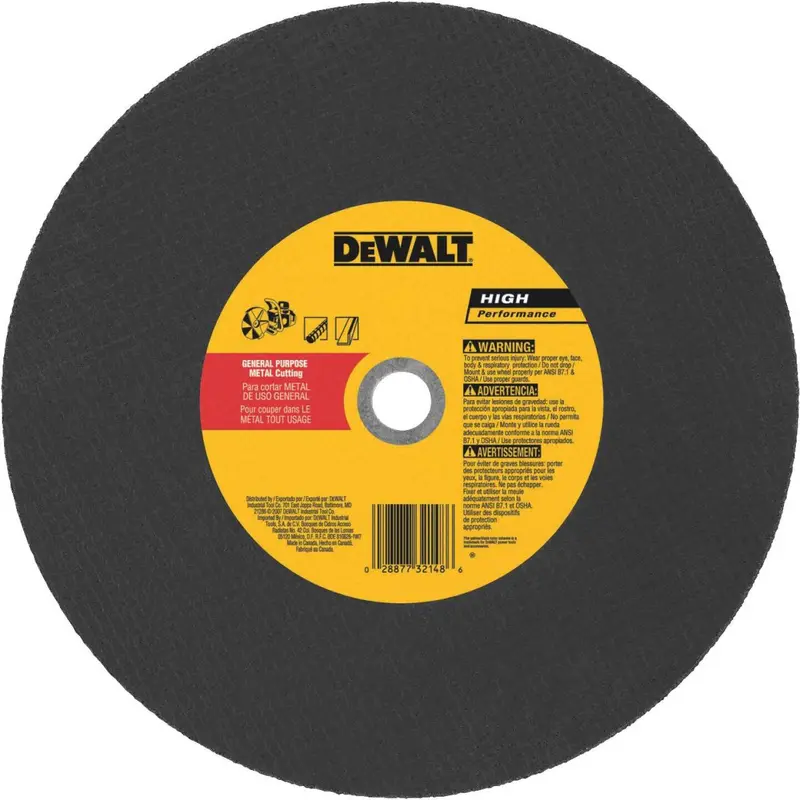Dewalt Hp Type 1 Metal Cut-Off Wheel – 14" X 1/8" X 20Mm 1